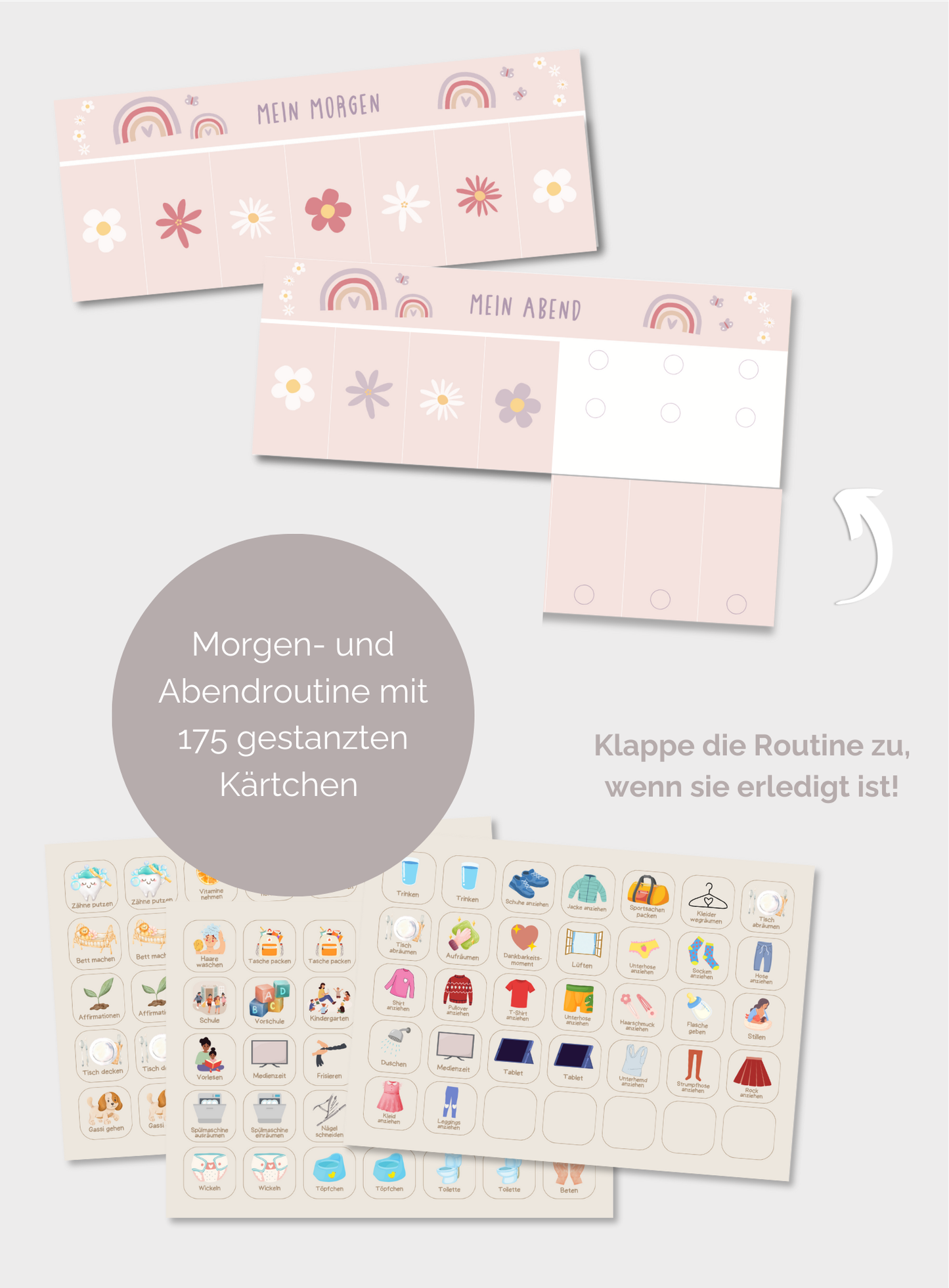 Morgen- & Abendroutine Set REGENBOGEN